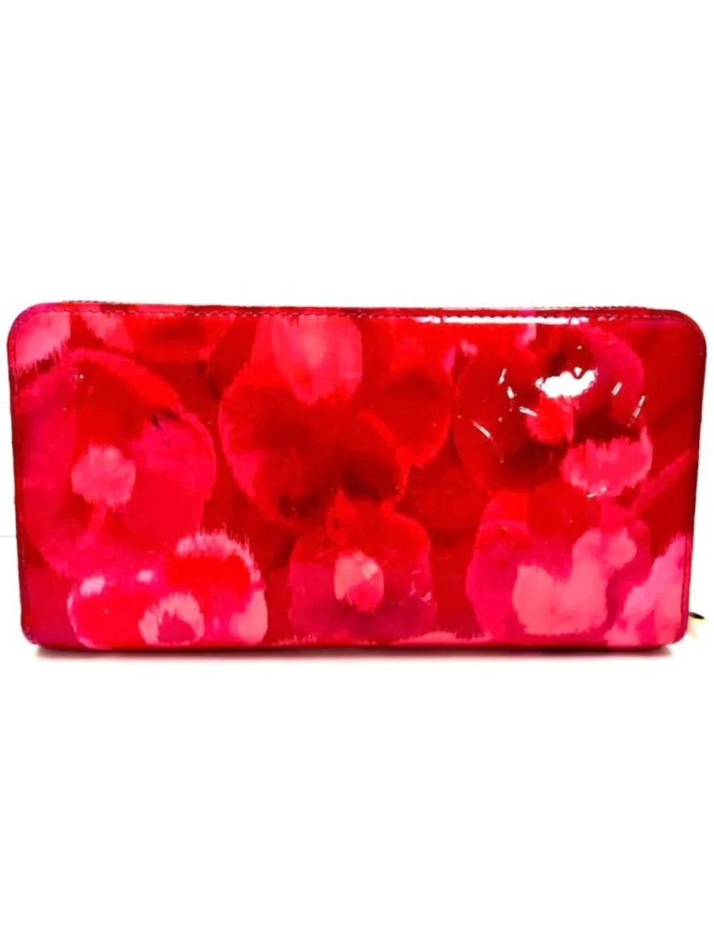 Louis Vuitton Vernis Ikat Flower Zippy Wallet Rose